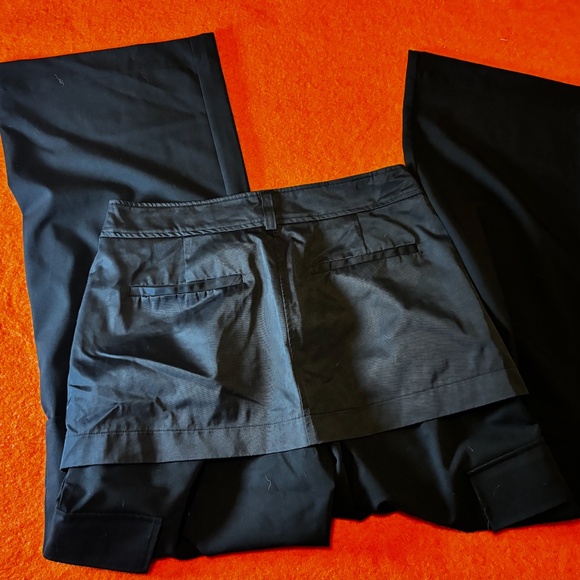 Zara black wide leg high waist skort skirt pant NWT - Picture 10 of 11